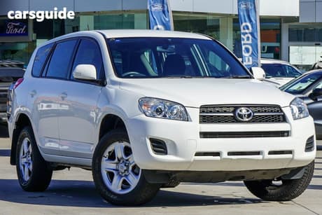 White 2010 Toyota RAV4 Wagon Cv (2Wd)