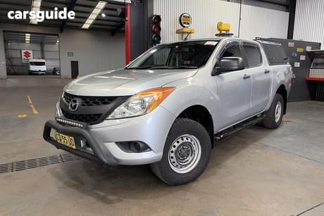 Silver 2014 Mazda BT-50 Dual Cab Utility Xt (4X2)