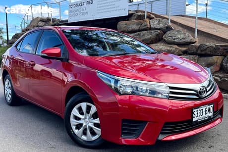 Red 2016 Toyota Corolla Sedan Ascent