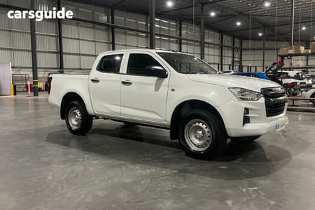 White 2023 Isuzu D-MAX Crew Cab Utility Sx (4X2) High-Ride
