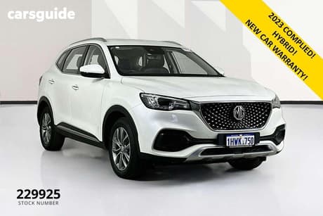 White 2023 MG HS Wagon Phev Excite +Ev
