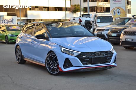 Blue 2025 Hyundai I20 Hatchback N
