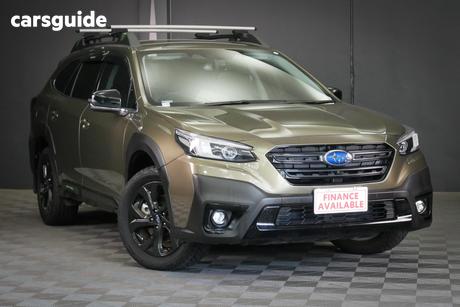 Green 2021 Subaru Outback Wagon Awd Sport