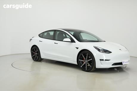 White 2021 Tesla Model 3 Sedan Long Range Awd
