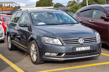 Grey 2012 Volkswagen Passat Wagon 125 Tdi Highline