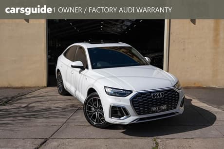 White 2022 Audi Q5 Sportback 45 Tfsi Quattro S Line Mhev