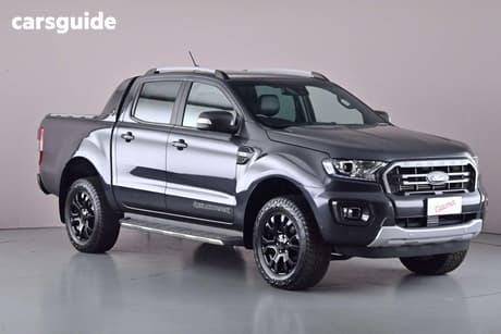 Grey 2021 Ford Ranger Double Cab Pick Up Wildtrak 3.2 (4X4)