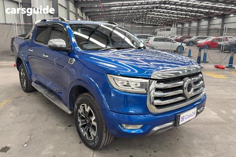 Blue 2021 GWM UTE Dual Cab Utility Cannon-L (4X4)