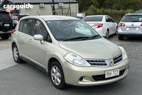 Gold 2011 Nissan Tiida Hatchback St