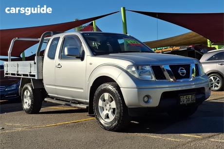 Silver 2012 Nissan Navara King Cab Chassis St-X (4X4)