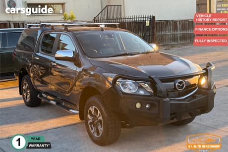 Grey 2017 Mazda BT-50 Dual Cab Utility Gt (4X4)