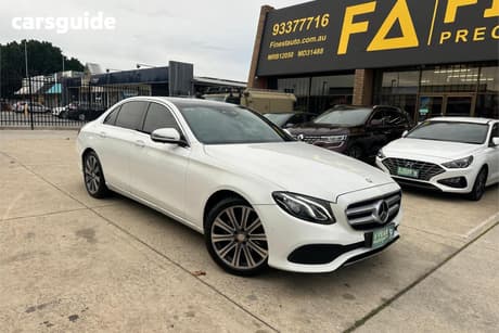 White 2016 Mercedes-Benz E200 Sedan