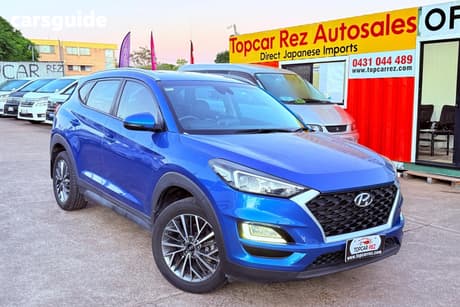 Blue 2019 Hyundai Tucson Wagon Active X (2Wd) Black Int