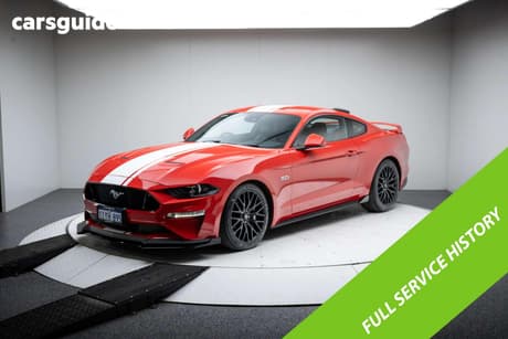 Red 2018 Ford Mustang Coupe Fastback Gt 5.0 V8