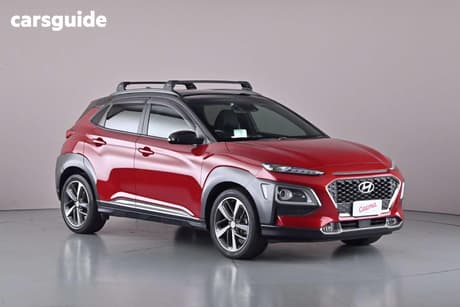 Red 2018 Hyundai Kona Wagon Highlander (Fwd)