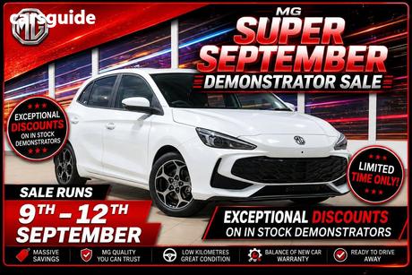 White 2025 MG MG3 Hatchback Essence
