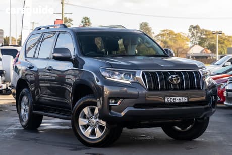 Grey 2021 Toyota Landcruiser Prado Wagon Gxl