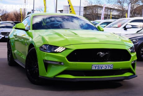 Green 2020 Ford Mustang Fastback Gt 5.0 V8