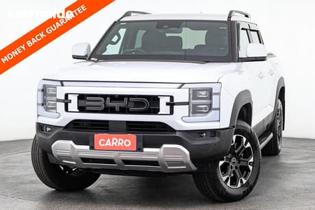 White 2025 BYD Shark 6 Dual Cab Utility Dual Motor Premium