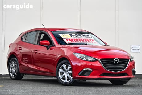 Red 2014 Mazda 3 Hatchback Neo