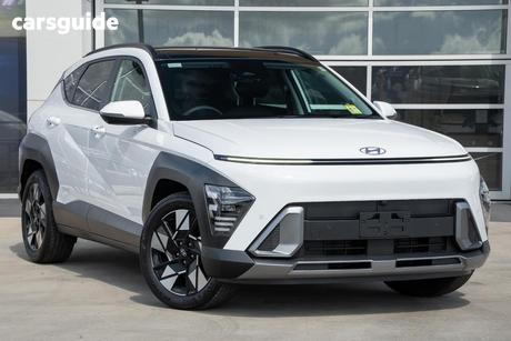 White 2026 Hyundai Kona Wagon Hybrid Premium
