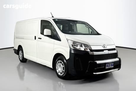White 2021 Toyota HiAce Commercial HIACE DSL LWB VAN A/T BASE