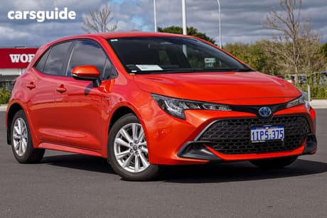 Orange 2025 Toyota Corolla Hatch