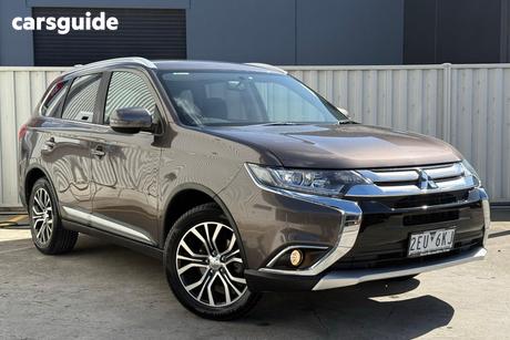 Brown 2017 Mitsubishi Outlander Wagon Ls (4X2)
