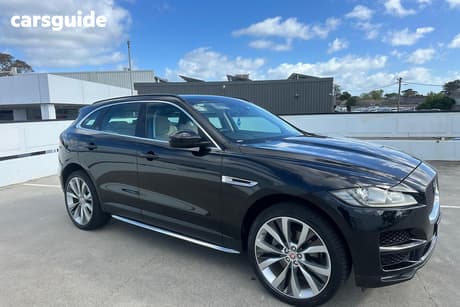 Black 2016 Jaguar F-Pace Wagon 30D Prestige
