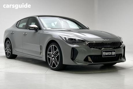 Grey 2022 Kia Stinger Sedan 3.3 Gt (Black Leather)