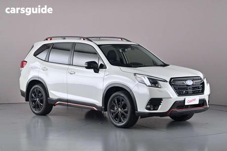 White 2022 Subaru Forester Wagon 2.5I Sport (Awd)