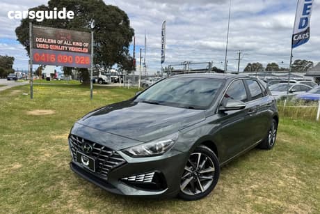 Grey 2021 Hyundai I30 Hatchback Active