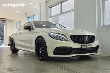 White 2017 Mercedes-Benz C63 Coupe S
