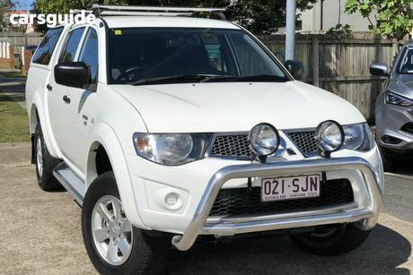 White 2012 Mitsubishi Triton Double Cab Utility Gl-R