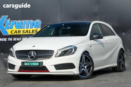 White 2014 Mercedes-Benz A250 Hatchback Sport