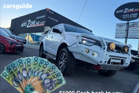 White 2025 Isuzu D-MAX Crew Cab Utility Ls-U (4X4)