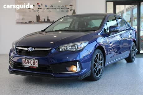 Blue 2022 Subaru Impreza Sedan 2.0I Premium (Awd)