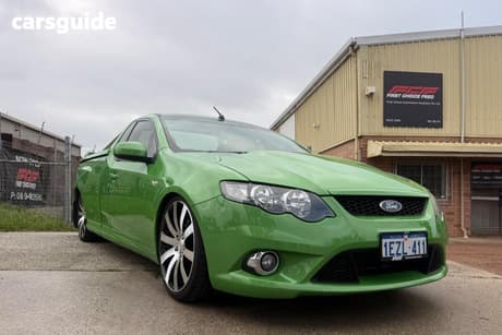 Green 2009 Ford Falcon Ute Tray XR8 FG