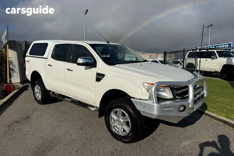White 2013 Ford Ranger Dual Cab Utility Xlt 3.2 (4X4)