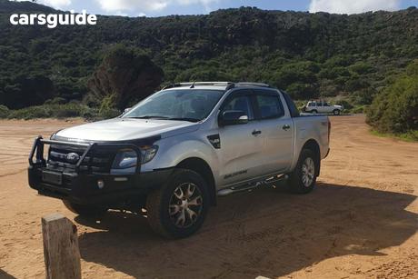 Silver 2013 Ford Ranger Crew Cab Utility Wildtrak 3.2 (4X4)
