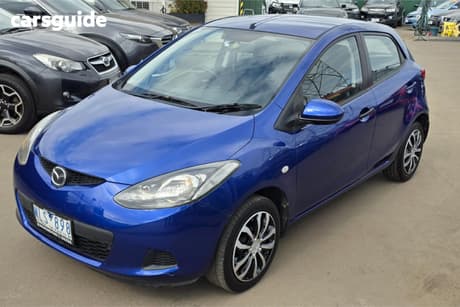 Blue 2008 Mazda 2 Hatchback Neo