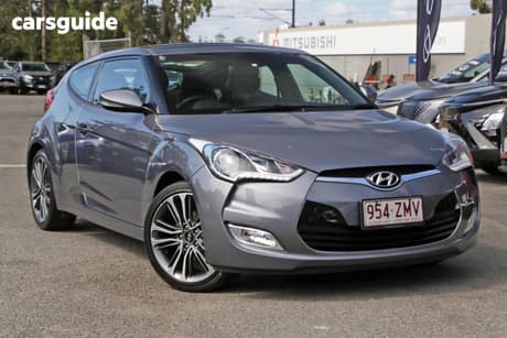 Grey 2016 Hyundai Veloster Coupe