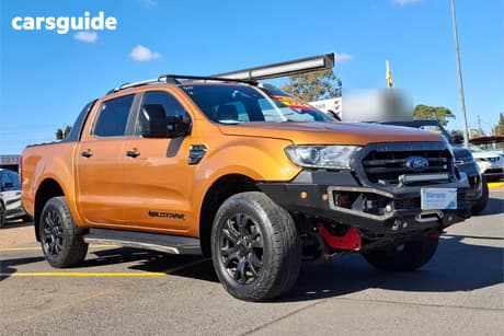 Orange 2019 Ford Ranger Double Cab Pick Up Wildtrak 2.0 (4X4)