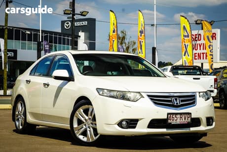 White 2011 Honda Accord Euro Sedan Luxury