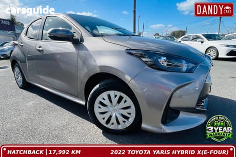 Grey 2022 Toyota Yaris Hatch SX HYBRID
