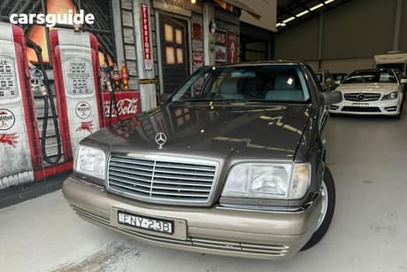 Grey 1992 Mercedes-Benz 600SEL Sedan W140 R