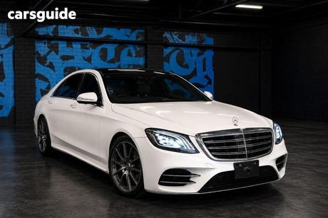 White 2019 Mercedes-Benz S450 Sedan W222 HYBRID SEDAN 4DR 3.0 BI-TURBO V6