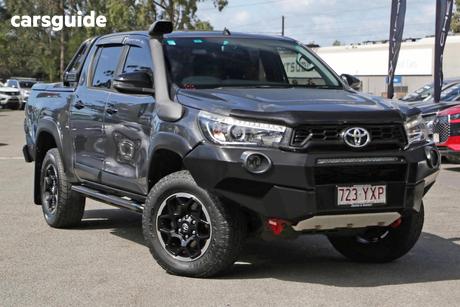 Grey 2019 Toyota Hilux Double Cab Pick Up Rugged X (4X4)