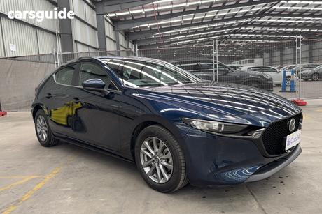 Blue 2024 Mazda 3 Hatchback G20 Pure