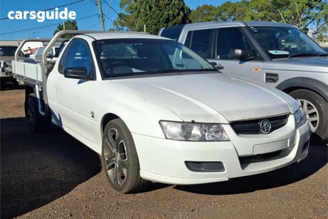 White 2004 Holden UTE Ute Tray S R